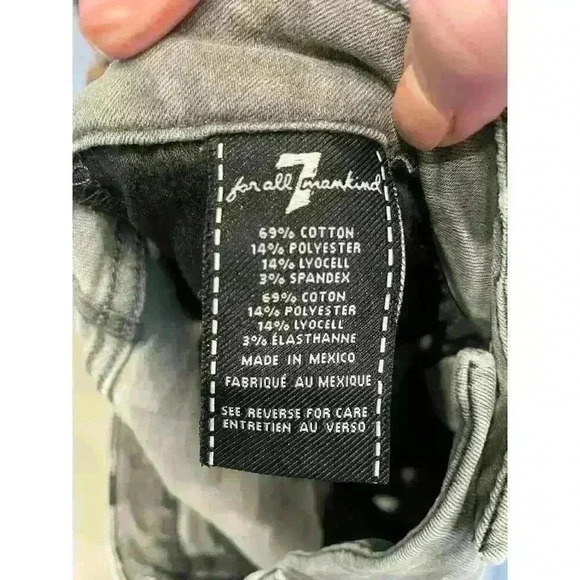 Seven For All Mankind Blair Jeans High Waist Ankle Skinny, size 27 - Picture 7 of 9